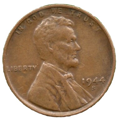 1944-S Lincoln Wheat Cent  Best Value on eBay   Fast S&H W/Tracking