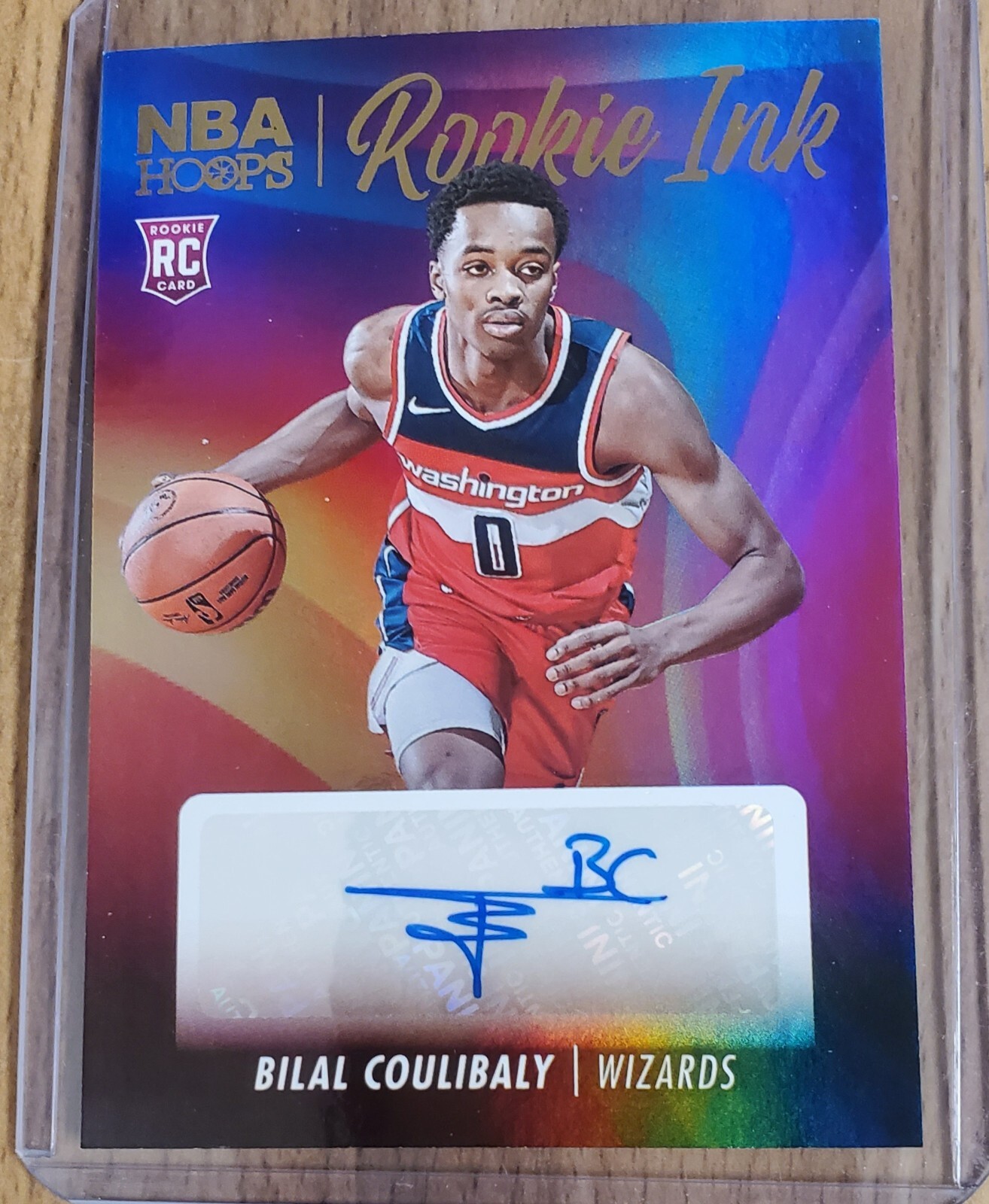 2023-24 Panini NBA Hoops Bilal Coulibaly AUTO ROOKIE INK #RI-BIL