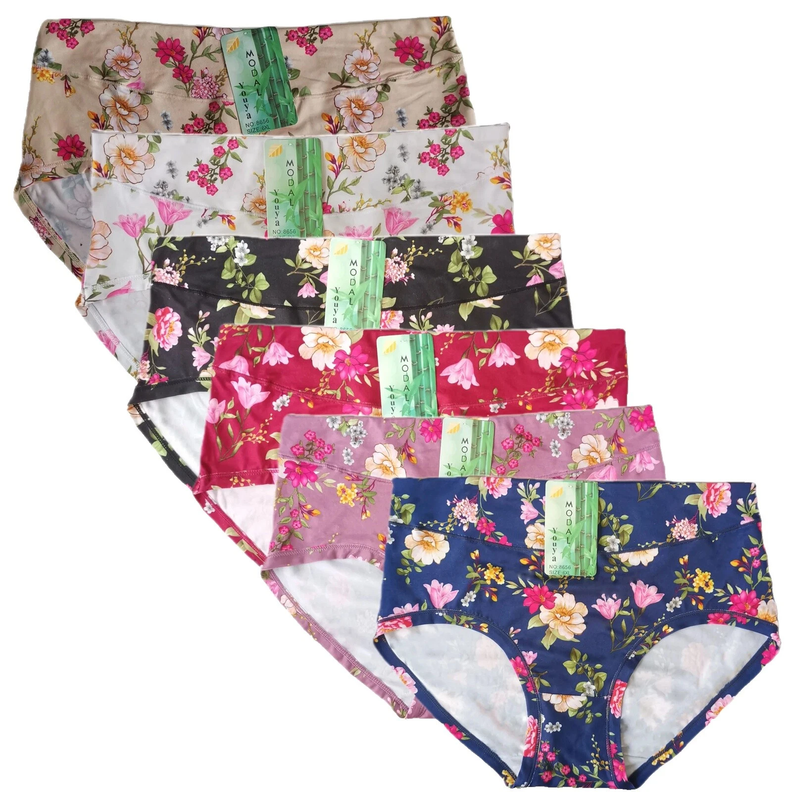 Bragas Floral de bambú para Mujeres