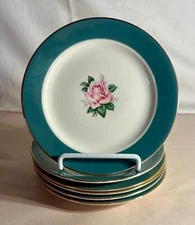6 Homer Laughlin Lifetime China Cameo 6 1/4" Bread Plates