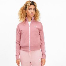  595204-14 Womens Puma CLASSICS T7 TRACK JACKET