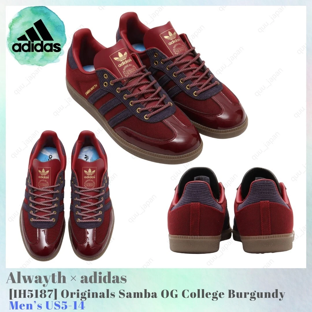 Alwayth ×  Samba OG ALWAYTH x adidas Samba College Burgundy for Sale | Authenticity