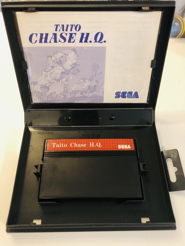 ✅Master system Game Boxed Chase Hq Complete With Original Poster - Picture 3 of 20