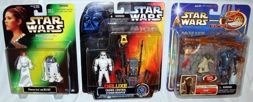Star Wars Menge 9 Deluxe Actionfiguren Sets MIB Hasbro Stormtrooper Han Leia + - Bild 2 von 5