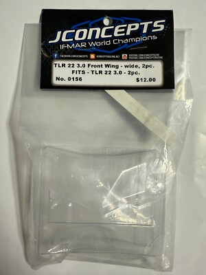 JCONCEPTS-0154-TLR 22 3.0 AERO REAR WING (2PC)
