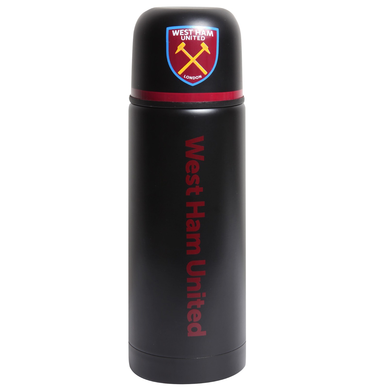 West Ham FC Thermal Flask Water Bottle Hot Cold Drinks 500ml Officially Licensed