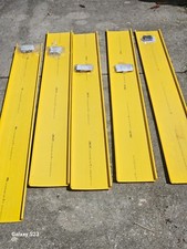 LOT OF 9 ADC COMMSCOPE FIBERGUIDE FGS-MSHC-B 6X6 FIBER TRAY COVER W/HINGE KITS