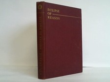 Horkheimer, Max: Eclipse of Reason