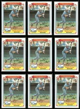 1982 Topps Drake's Big Hitters Robin Yount #33 - Milwaukee Brewers - Lot of 9