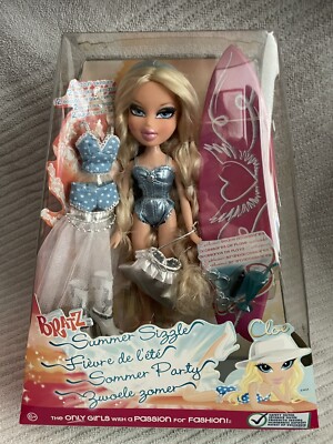 Mattel : Bratz Doll Puppe : Summer Sommer Party Cloe Nrfb