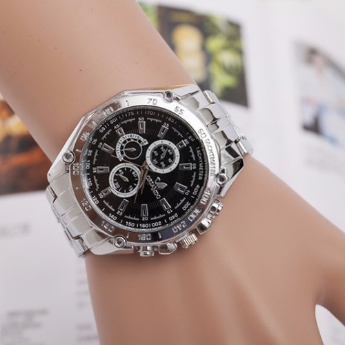 Analogico ORLANDO Classico Orologio Uomo BRAND Quartz Acciaio Inox Da Polso  dm | eBay