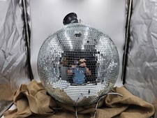 Disco Glass Tile Mirror Ball Spinning Motor