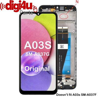 Für Samsung Galaxy A03s SM-A037G LCD Display Touchscreen Ersatz + Rahmen Original-Zubehör-Hersteller