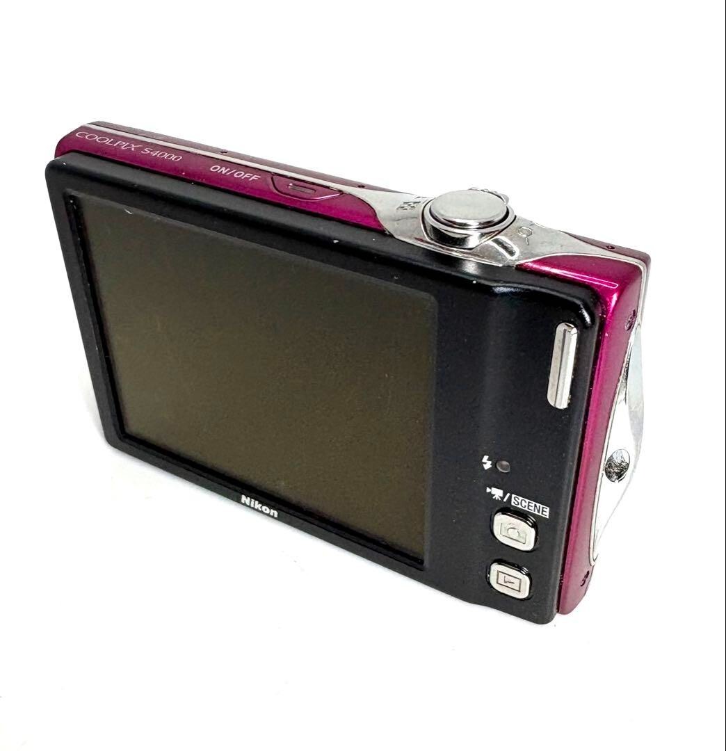 Nikon COOLPIX S4000 Pink Digital Camera 12.0MP 4x Optical