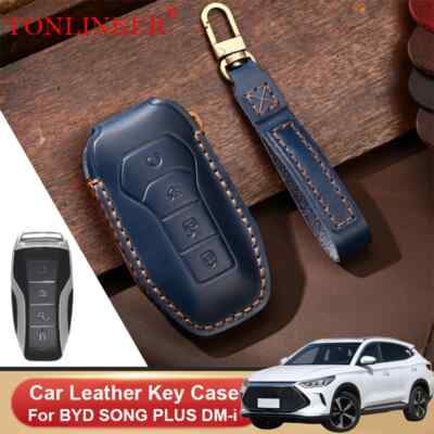 Car Key Case Cover For BYD TANG EV 600 600D DM DM-i SONG PLUS DM-i EV Keychainie