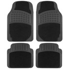 BDK Heavy Duty Car Floor Mats for Sedan SUV Van Truck Carpet Rubber All Weather