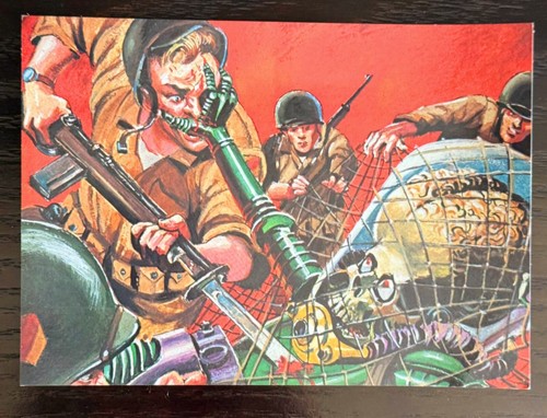 MARS ATTACKS 1984 SEALED TRADING CARD SET (56)+ 4 USED PREMIUM CARDS GALASSO - Picture 3 of 9