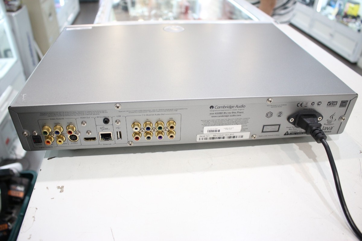 Cambridge Audio Azur 650BD Blu-ray Disc Player - Region 2 | eBay