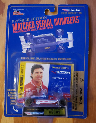 INDY CAR SCOTT PRUETT Premier Edition Matched Serial Numbers 1/64