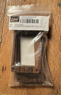 Luthiers Merchantile EHRTMRK- Madagascar Rosewood Tall - 1 Pair -Humbucker Rings