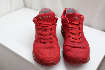 Skechers Womens Uno Stand On Air 73690 Red Casual Shoes Sneakers