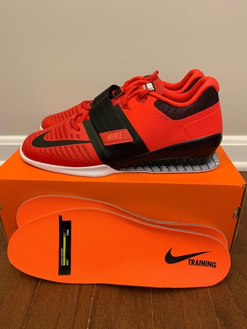 nike romaleos 3 red and black