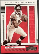 MICHAEL VICK 2021 Panini NFL Contenders LEGENDARY CONTENDERS #LGD-MVI Falcons