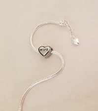 wife charm, wifey charm, wife charm for bracelet, wife bracelet charm, charm 112