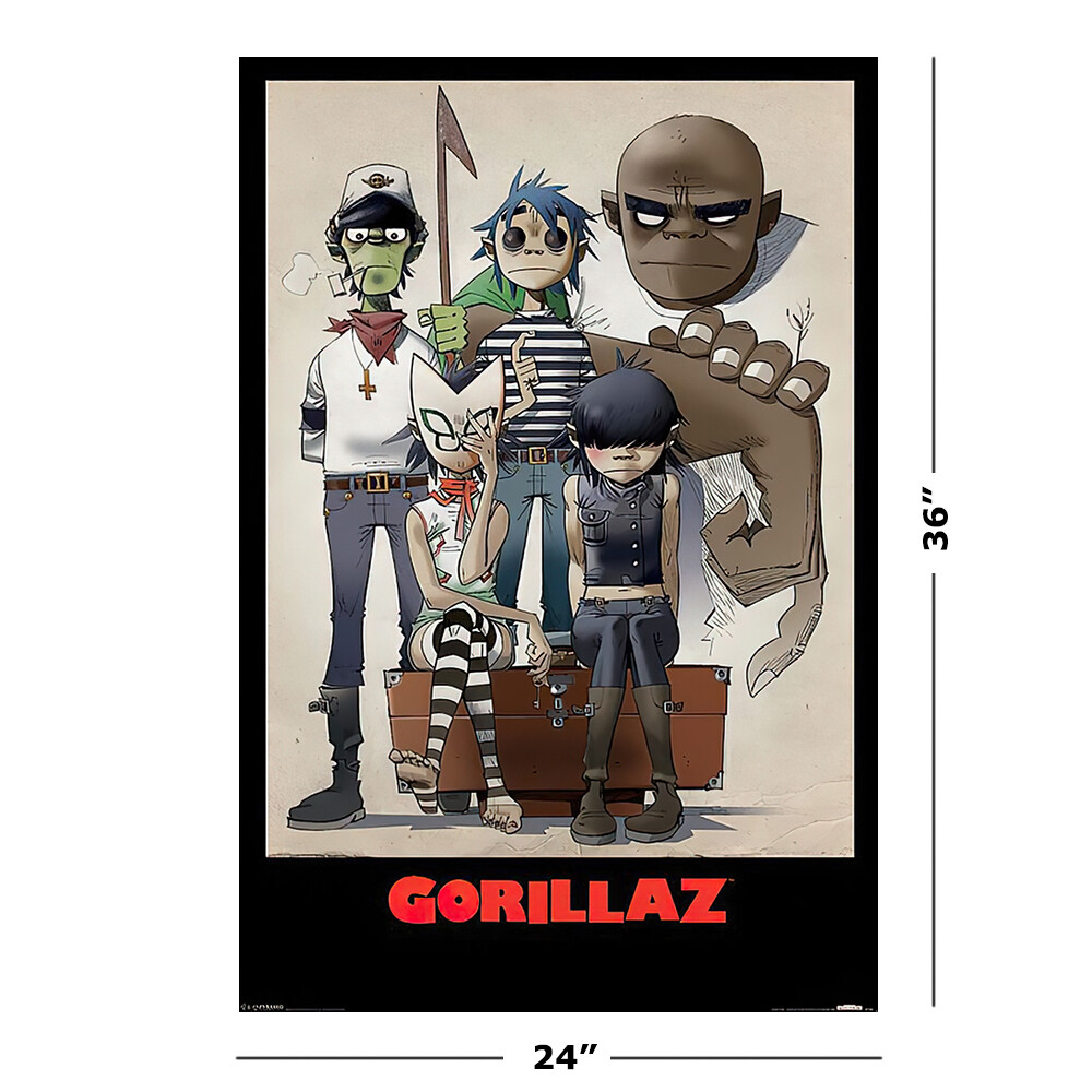 DJ PEPE GROOVIN' シリーズ全12巻セット Amazon.com: Gorillaz - Music Poster Set (The Gang's All Here