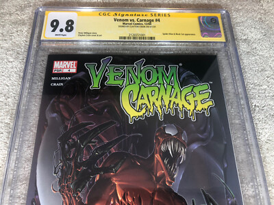 Venom vs Carnage 4 CGC 9.8 SS Crain 12/04 Spider Man app | eBay