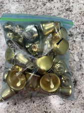Lot of Jingle Bells for Crafts - Multiple Sizes  Styles - Silver  Gold