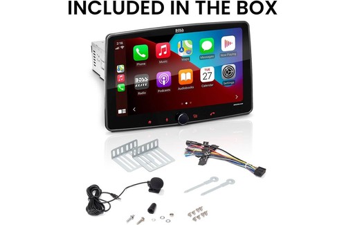 BOSS Audio BECPA10W Car Stereo Wireless Apple CarPlay Android Auto 10.1” Monitor - Picture 4 of 14