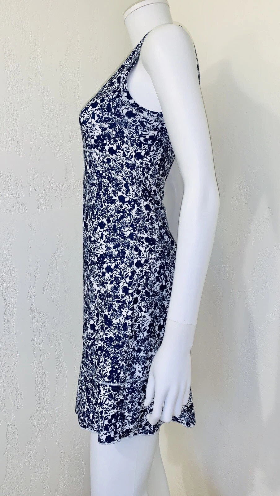 lole mirtillo flowers sleeveless ruched asymmetric 