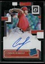 #RRS-CS Connor Seabold 2022 Donruss Optic #/49 Rated RC Auto Black Prizm