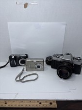 Lot Cameras Sold As-Is Parts Repair Untested Kodak Nikon minolta Lot B 