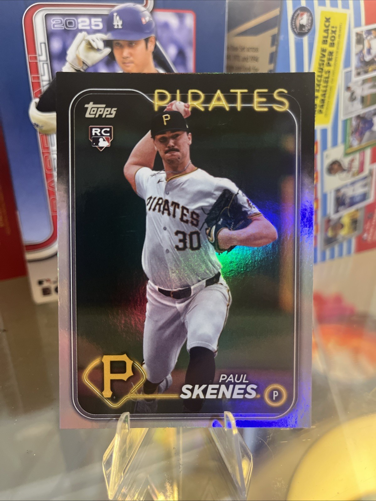Paul Skenes 2024 Topps Update RC US100 Rainbow Foil Parallel Rookie Pirates
