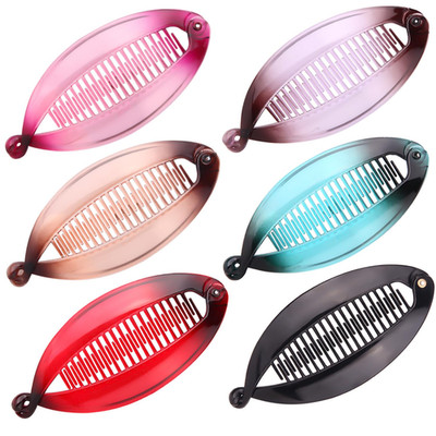 Fishtail Hair Clips and Clincher Tools for Thin Hair - Double Banana Combs for W