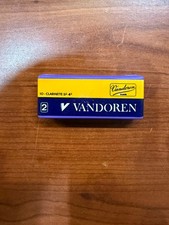 Vandoren B-Flat Clarinet Reeds - Purple Box - New Old Stock - Size 2 - Sealed