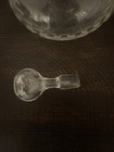 Antique Victorian Glass WINE DECANTER , Matching Stopper, No Chips Or Cracks — photo 3