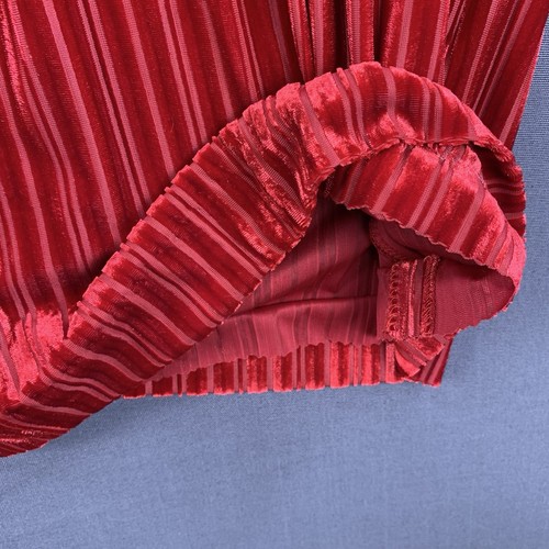 VTG IL Canto Seersucker Velvet Style Leisure Suit Red 4XL Shirt 46/32 Pants - Picture 16 of 24