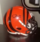 Tee Higgins Autographed Cincinnati Bengals Mini Helmet Beckett Authenticated ￼