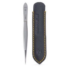 Pointed Tweezers in Leather Case - Made in Solingen Germany