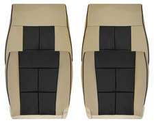 2007 2008 2009 2010 For Lincoln Navigator Bucket Leather Seat Covers Tan & Black