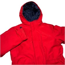 Lands' End 3 In 1 Winter Coat Hooded Puffer Jacket Grow-A-Longs Size L 14H-16H
