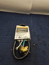  QTY 2 Everbilt 1004 078 427 1004078427 4 ft. 4-Prong 40 Amp Range Cord