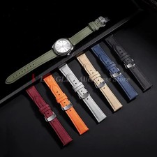 Sailcloth Watch Strap 20mm 22mm Waterproof Quick Release Band Men Women 