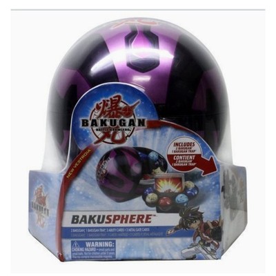 Bakugan Battle Brawlers New Vestroia Set Purple Black Boxed 2 Bakugan Trap Cards