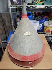 NOS Delphos Galvanized Oil Red Funnel Automot...
