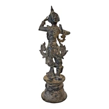 Antique Thai Hindu Bronze Dancing Deity Figurine Statue – Asian Temple Art