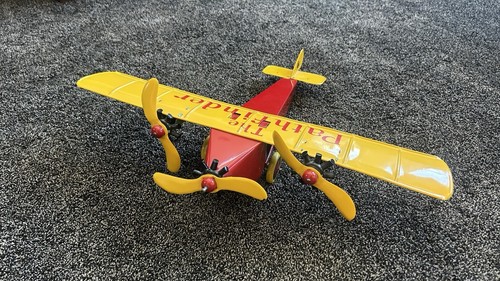 Antico aereo Katz Toys anni '30 acciaio pressato 22" apertura alare 16,5 The Pathfinder - Foto 1 di 17